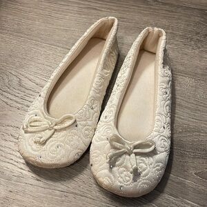 Isotoner wedding slippers